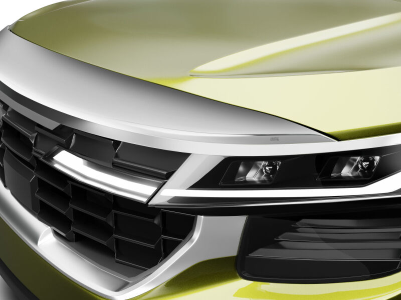 Kia Seltos Hood Deflector - Husky Liners - Aeroskin - Chrome - `24-`26